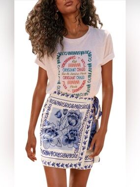 Chartou / Women’s Floral Mini Skirt / S / NWT -
